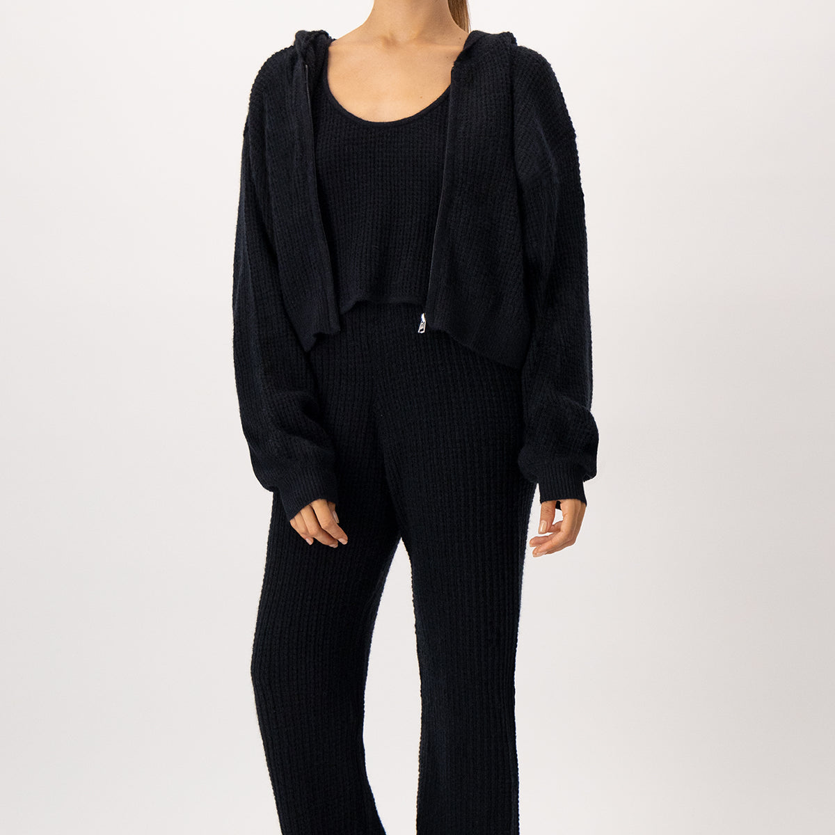 Cecile Waffle Cardigan