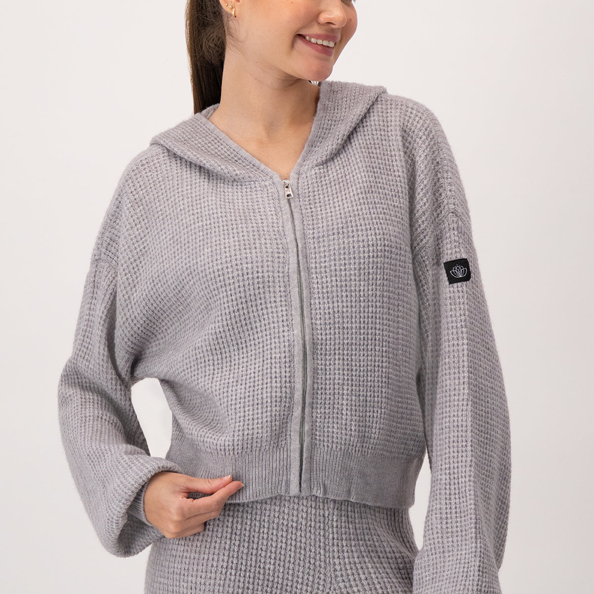 Cecile Waffle Cardigan